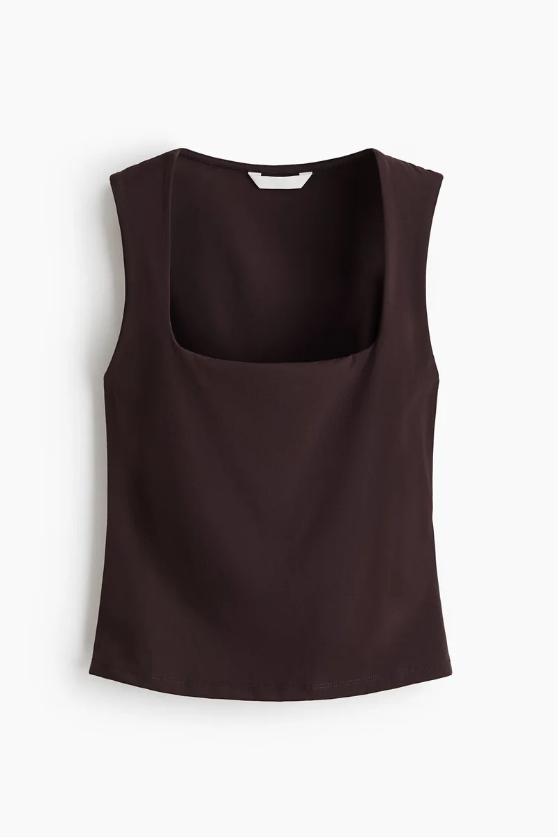Square-Neck Vest Top