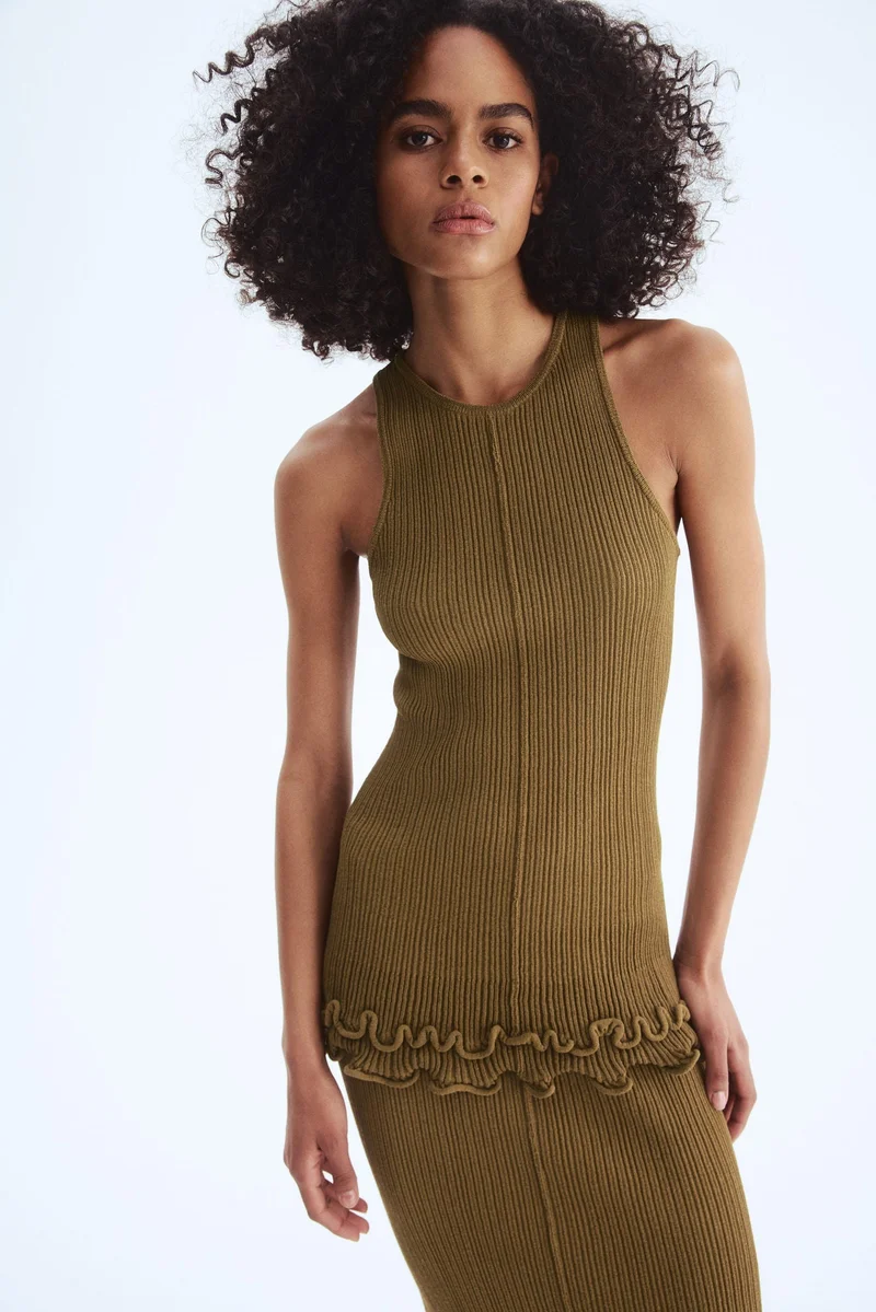 Rib-Knit Vest