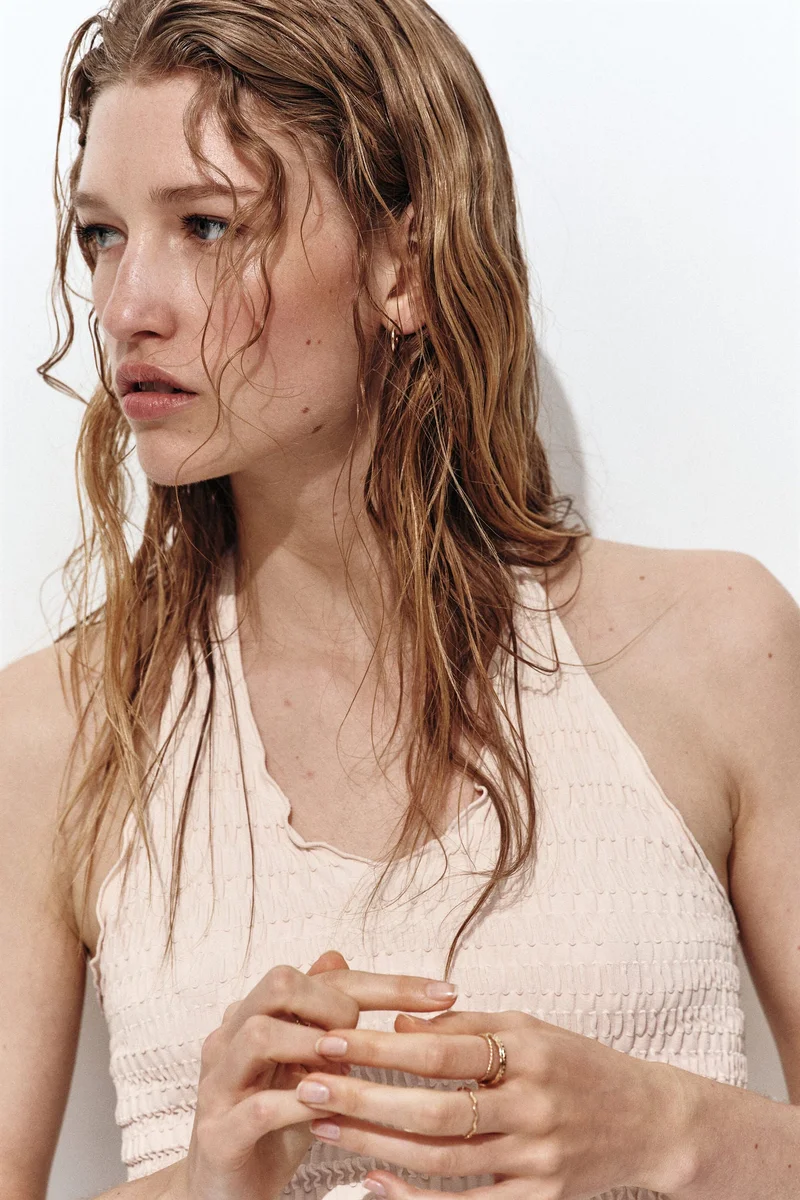 Smocked Halter Top
