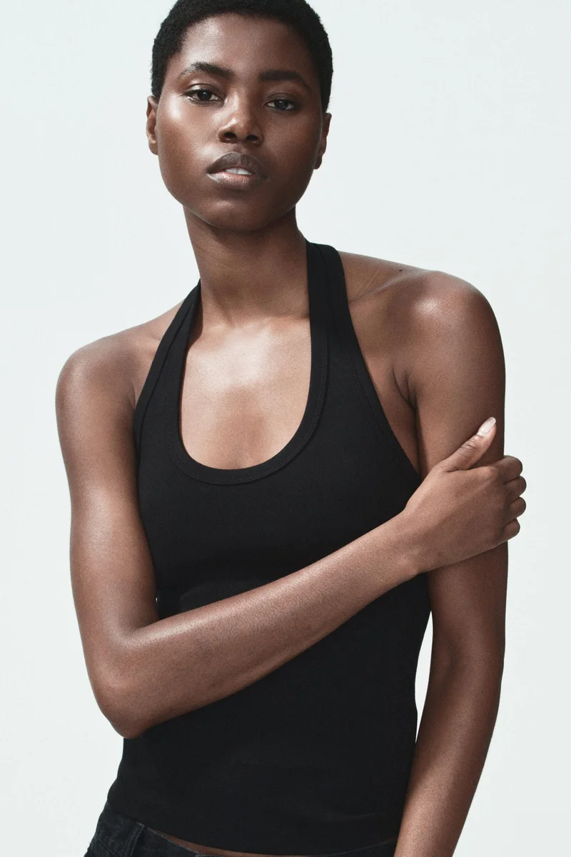 Cotton Halter Top