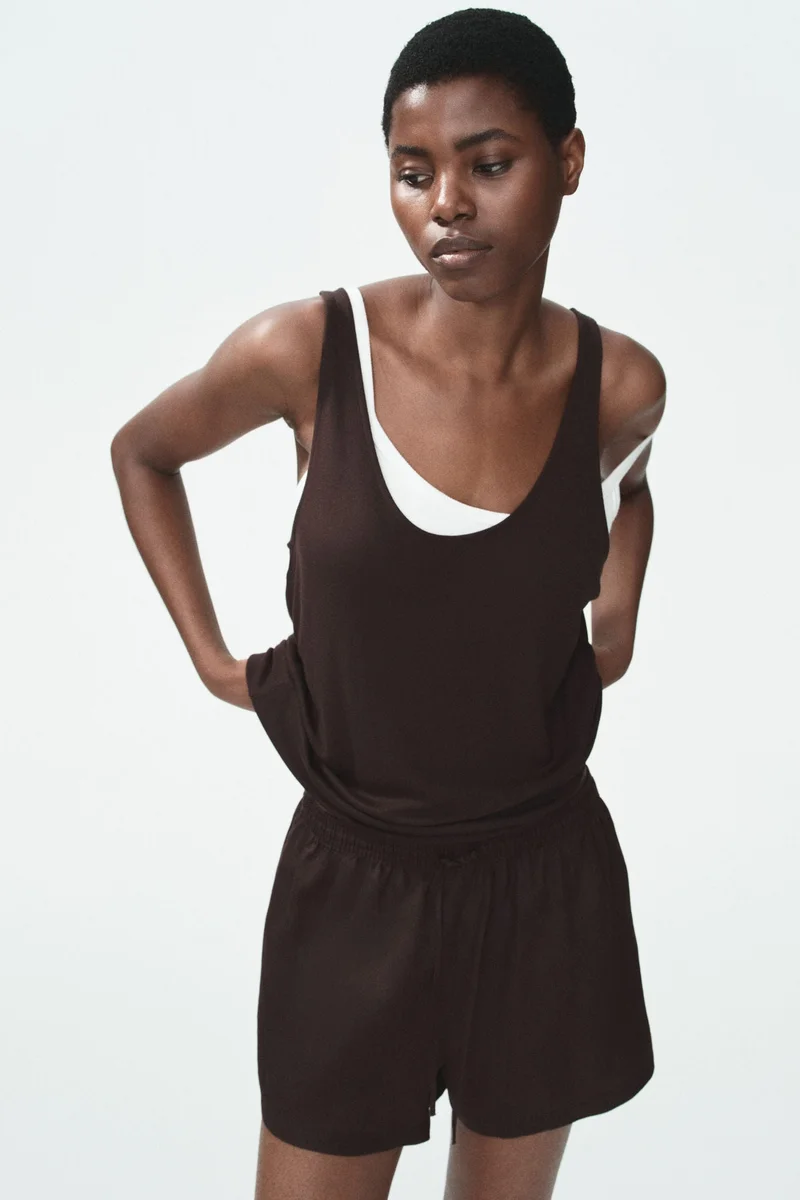 Scoop Neck Vest