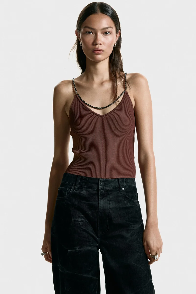 Chain Strap Top