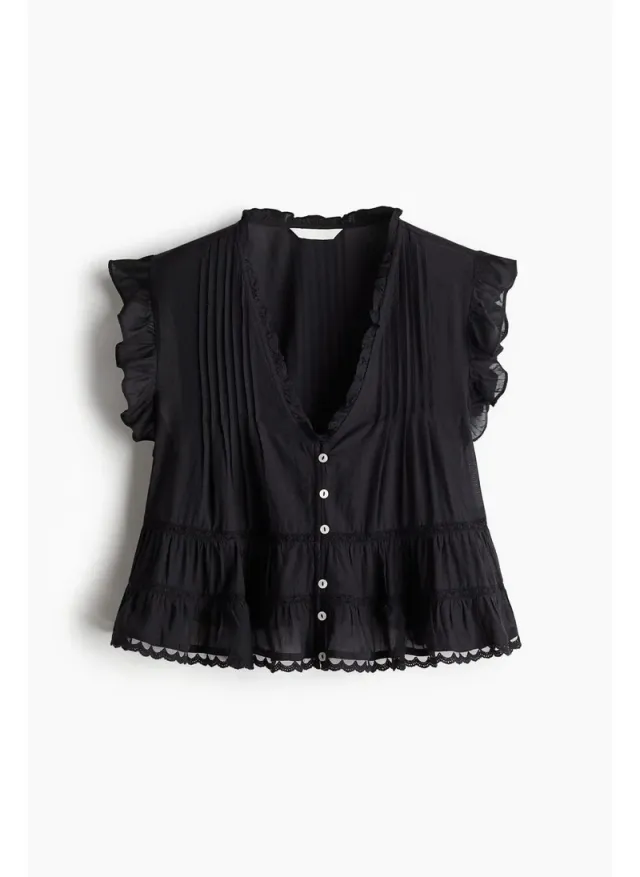 Pintucked Blouse – image 4