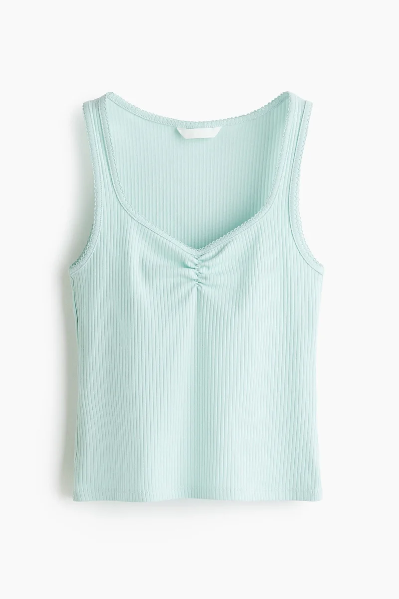 Ribbed Cotton Vest