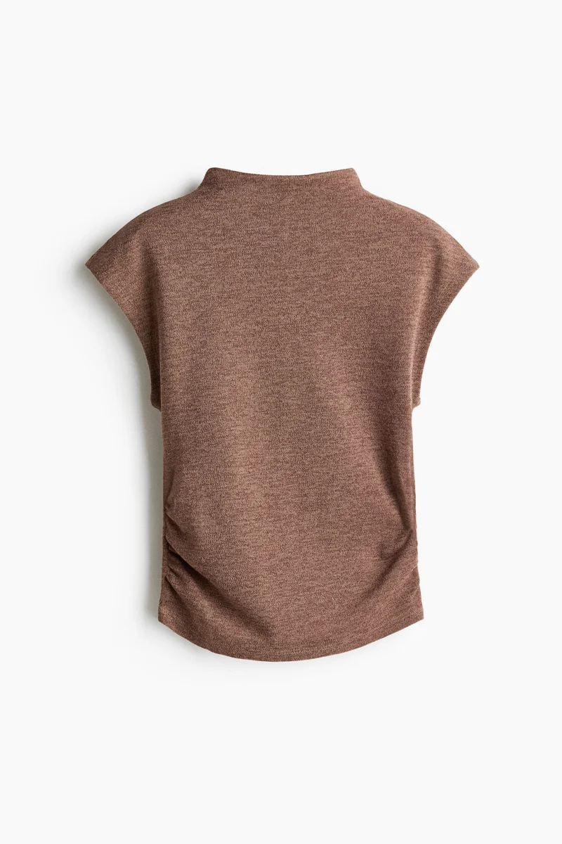 Jersey Turtleneck Top