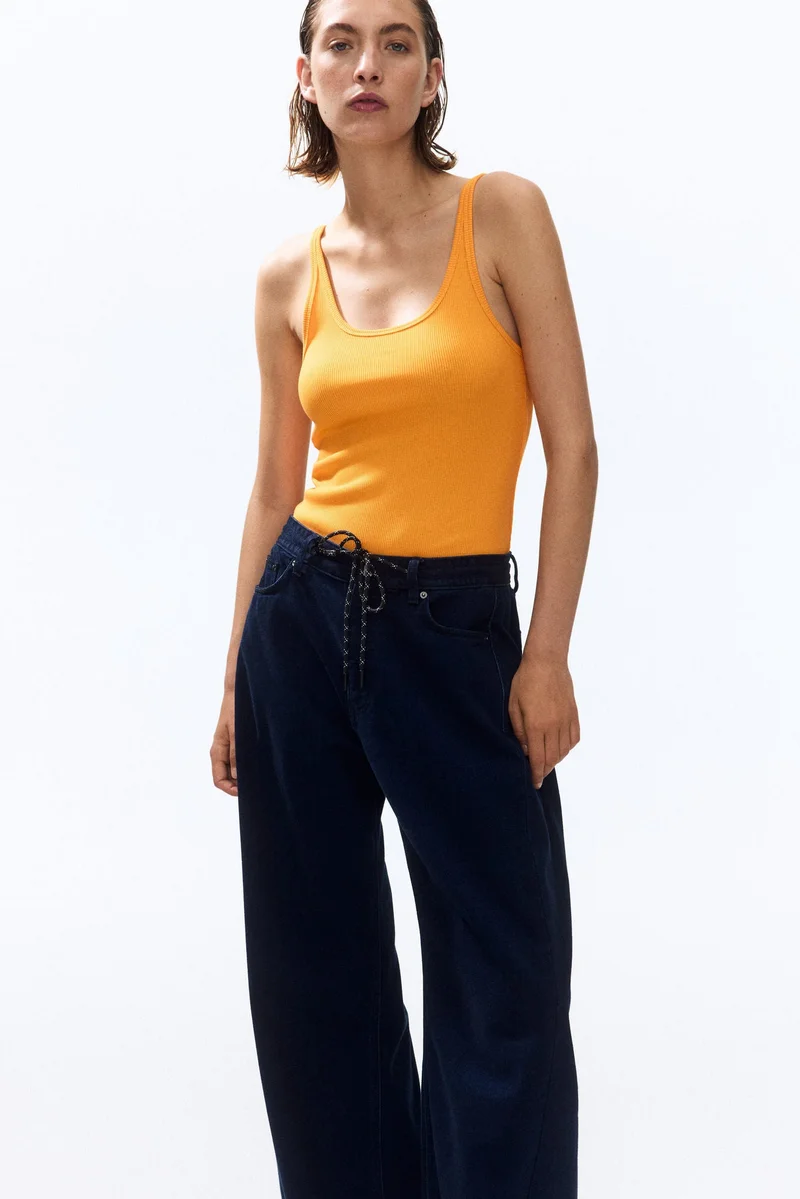 Ribbed Vest Top