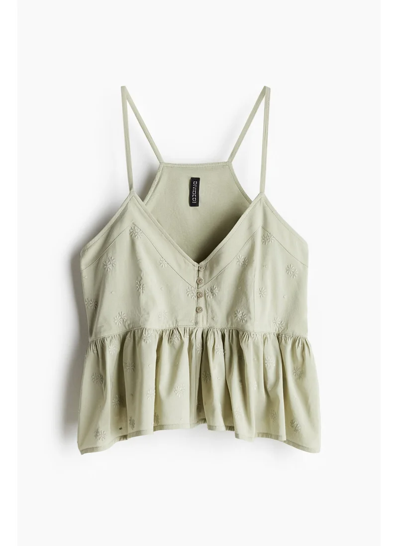 Peplum Strappy Top
