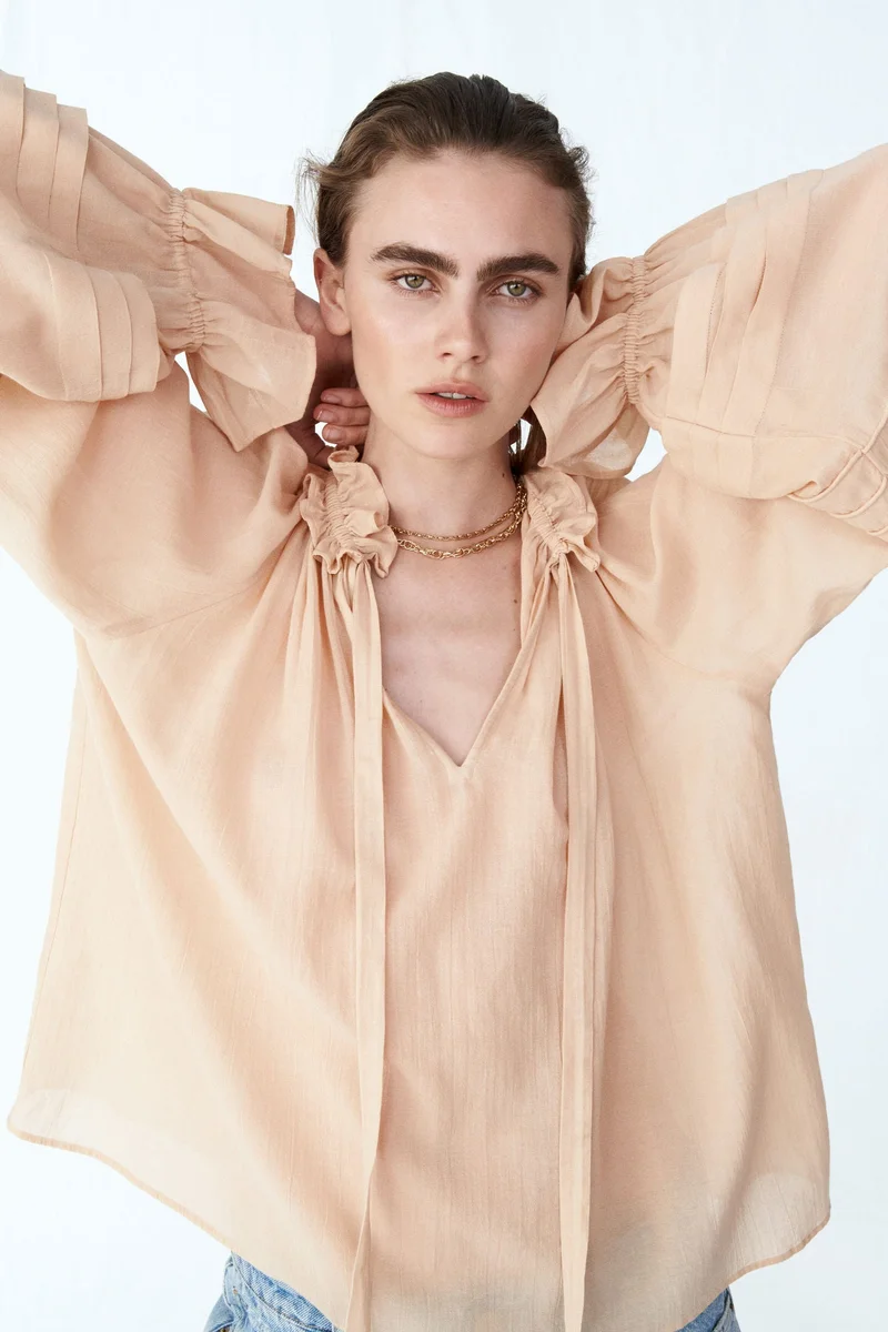 Frill Collar Blouse