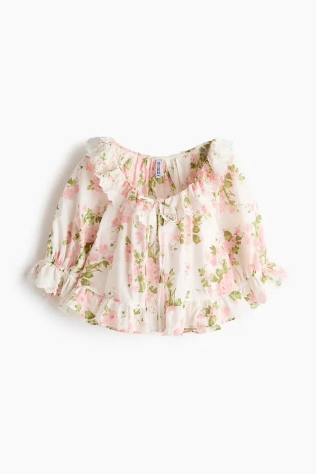 Cotton Broderie Anglaise Blouse – image 4