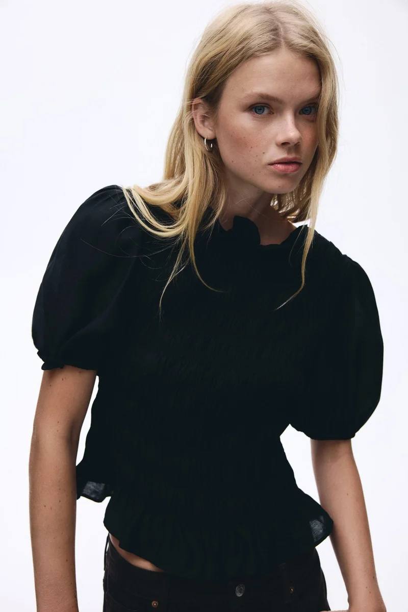 Smocked blouse