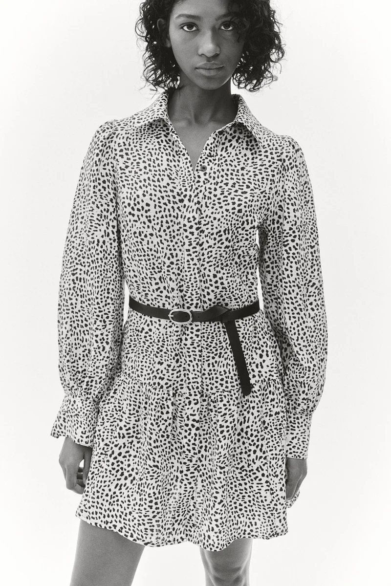 Belted Shirt Dress