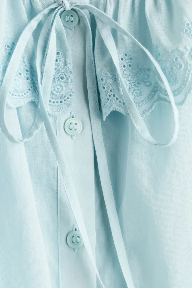 Broderie Anglaise Cotton Blouse – image 5
