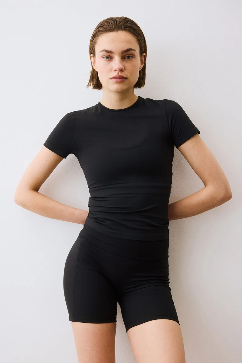 Seamless Slim Fit Sports Top