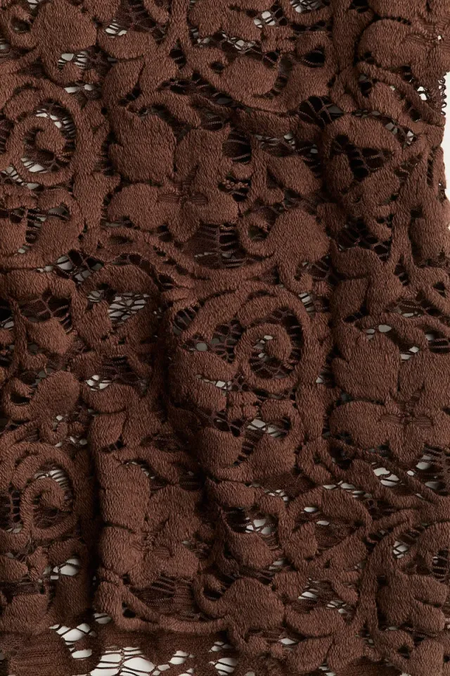 Lace Blouse with Shoulder Pads – image 4