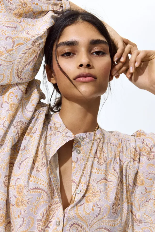 Oversized Viscose Blend Blouse – image 2