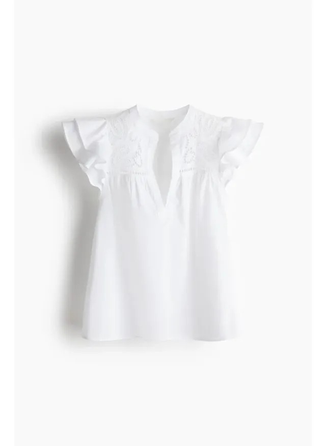 Broderie Anglaise Blouse