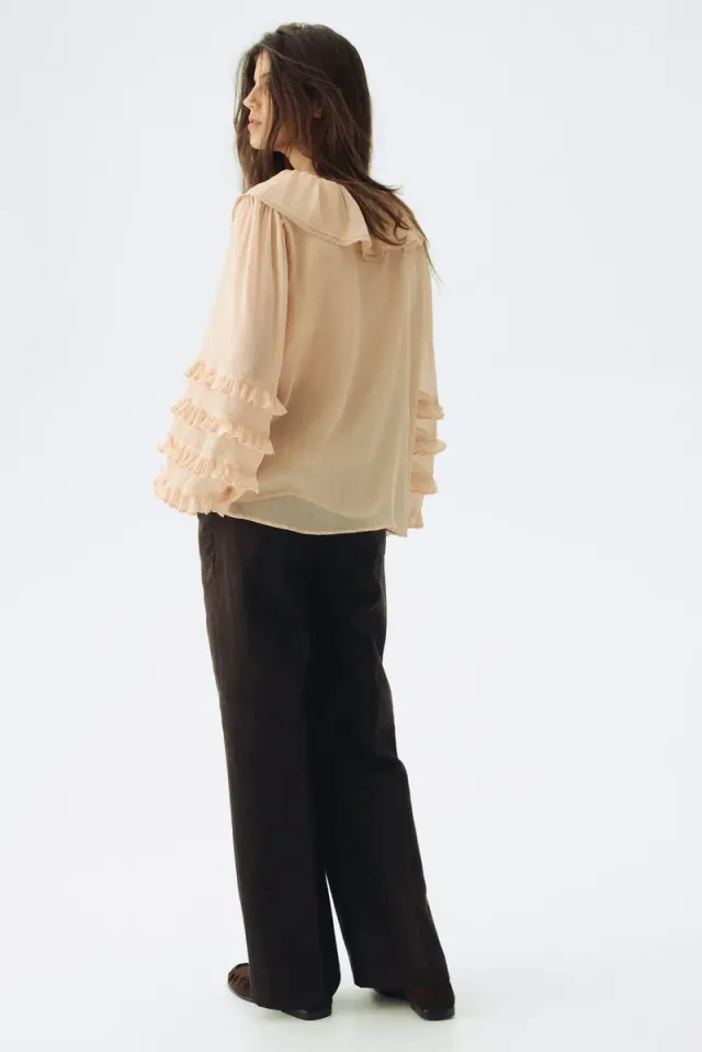 MAMA Frill Chiffon Blouse – image 4