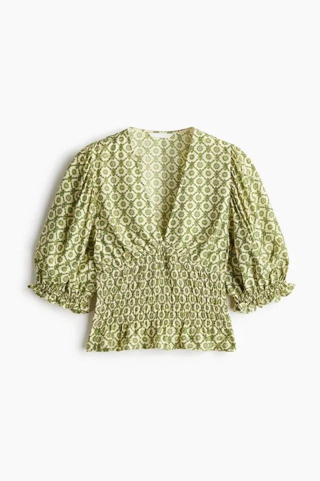 Smocked Waist Blouse – image 3