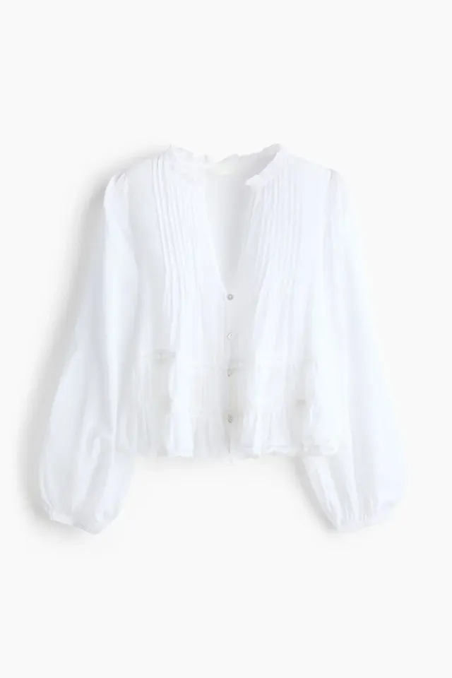 Pintucked Blouse – image 4