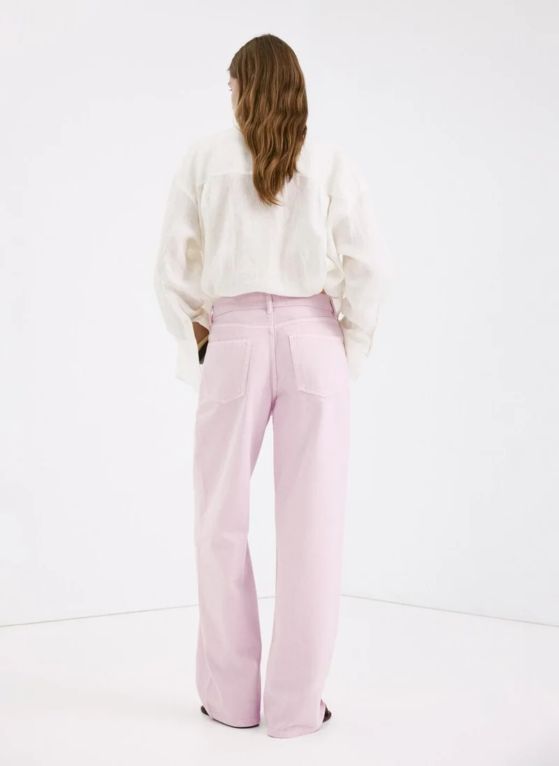 Straight Low-Waist Jeans