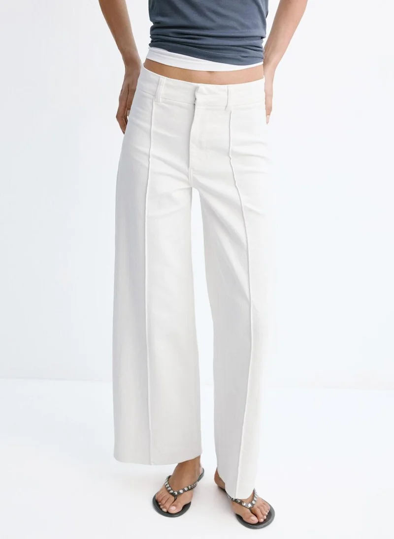 High-Waisted Wideleg Jeans
