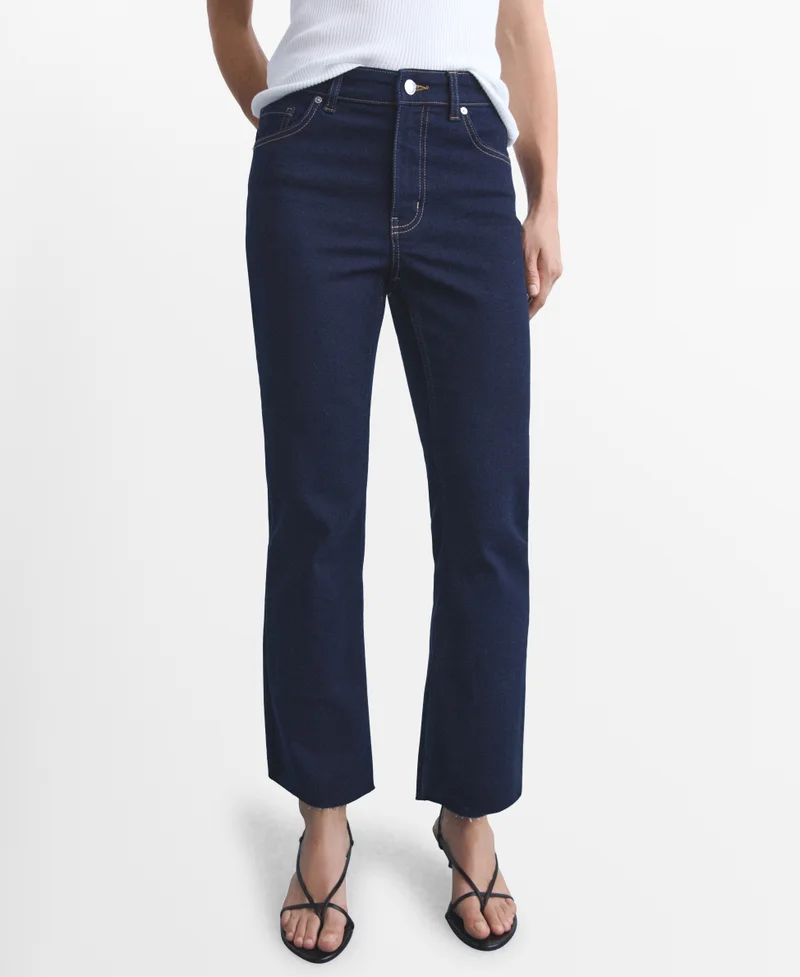 Flared Cropped Jeans Sienna