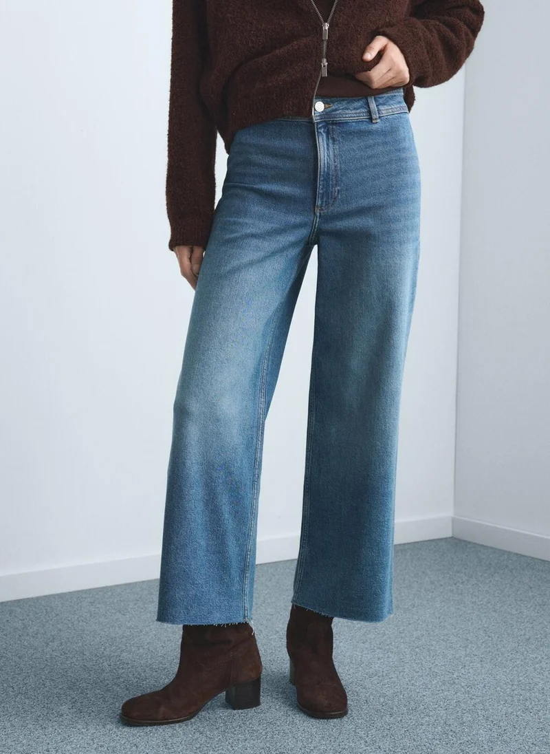 Catherin High-Rise Culotte Jeans