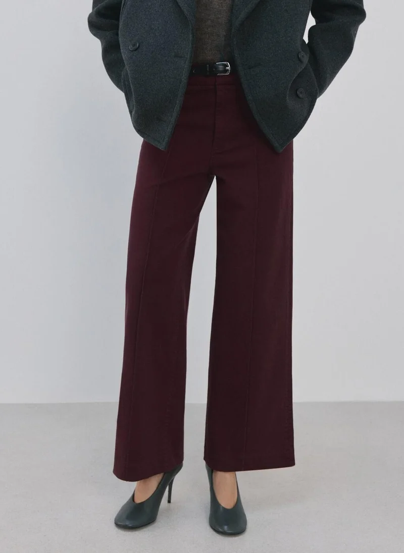High-Waisted Wide Leg Jeans