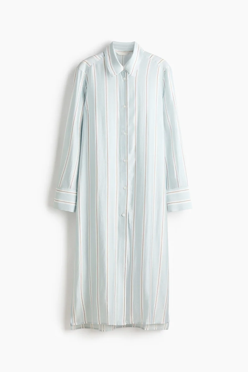 Long Viscose Blend Shirt
