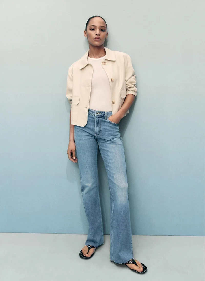 Fiona Flared Mid-Rise Jeans