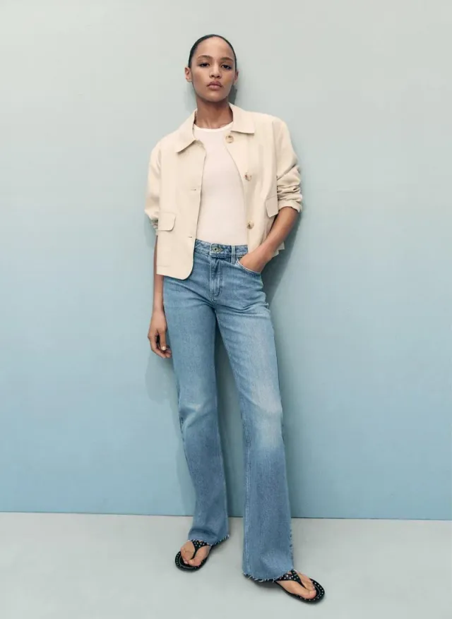 Fiona Flared Mid-Rise Jeans