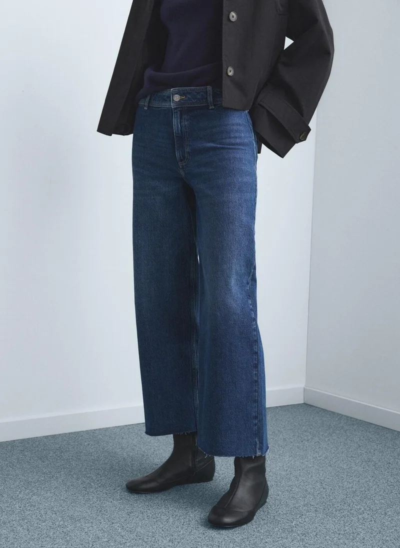 Catherin High-Rise Culotte Jeans