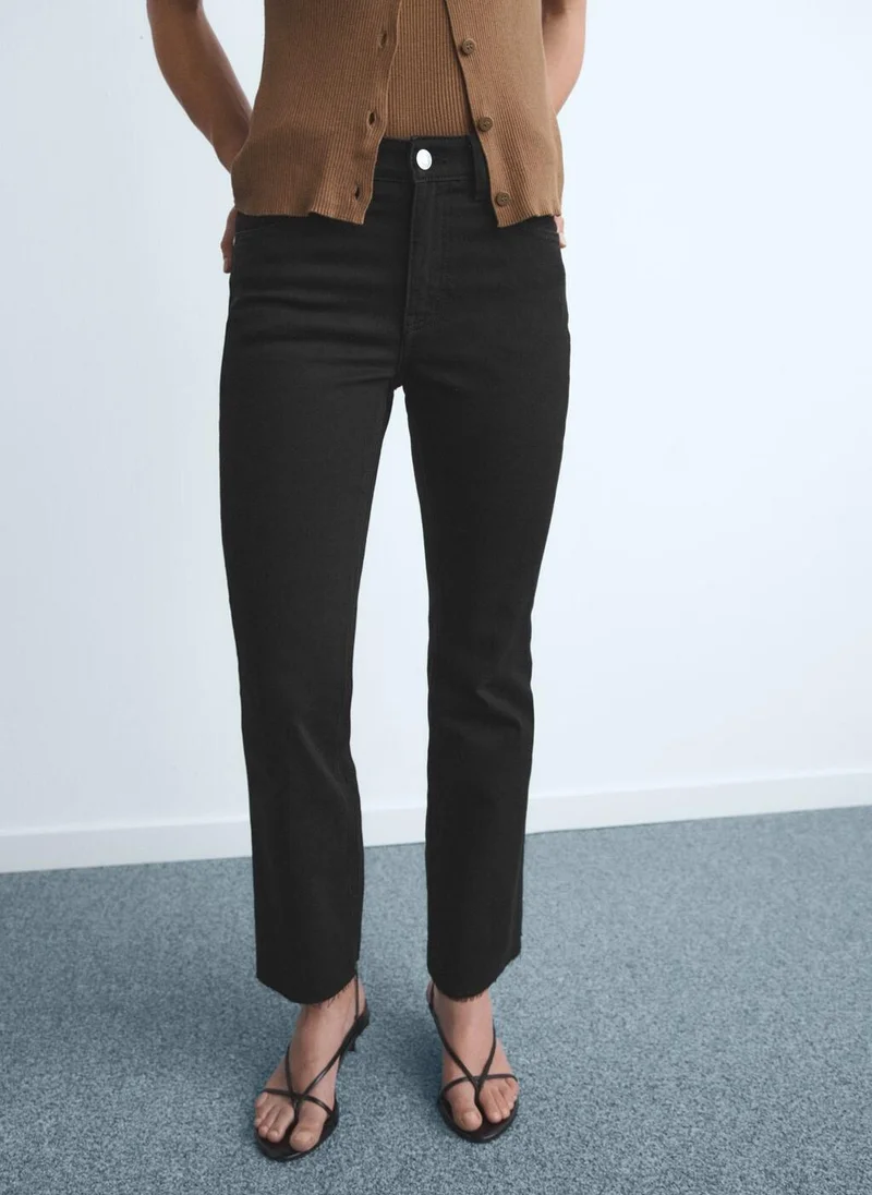 Flared Cropped Jeans Sienna