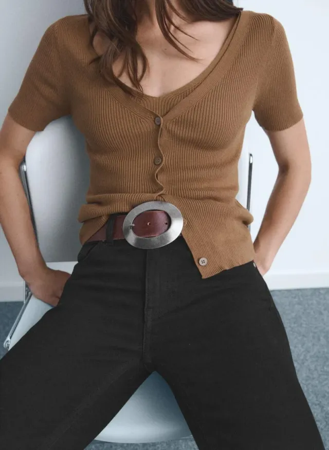 Flared Cropped Jeans Sienna – image 3