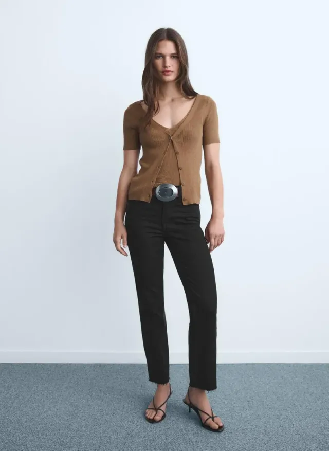Flared Cropped Jeans Sienna – image 4