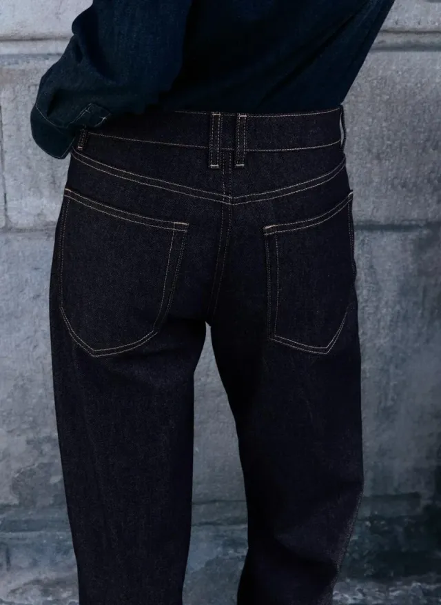 Turned-up Straight Jeans – image 4
