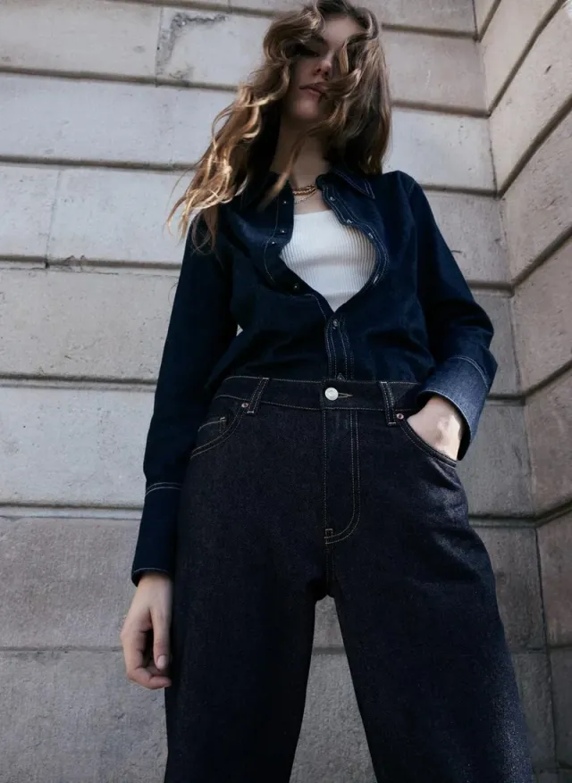 Turned-up Straight Jeans – image 5