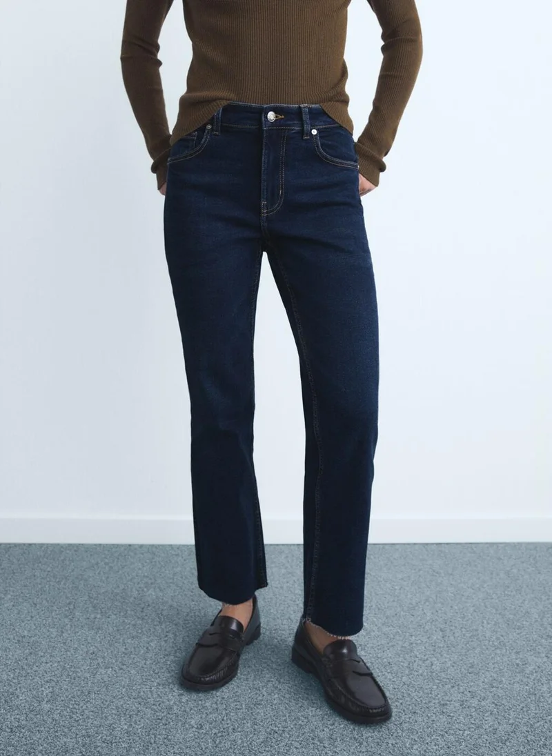 Flared Cropped Jeans Sienna