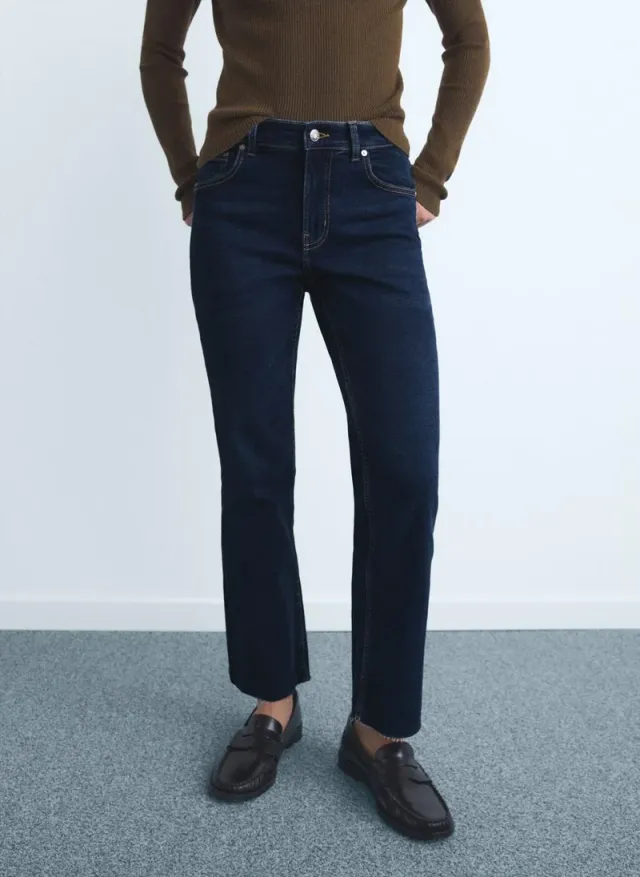 Flared Cropped Jeans Sienna