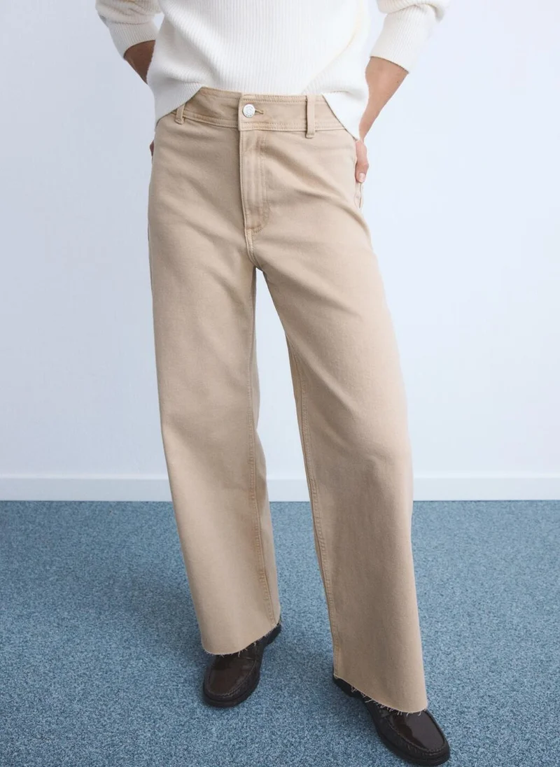 Catherin High-Rise Culotte Jeans