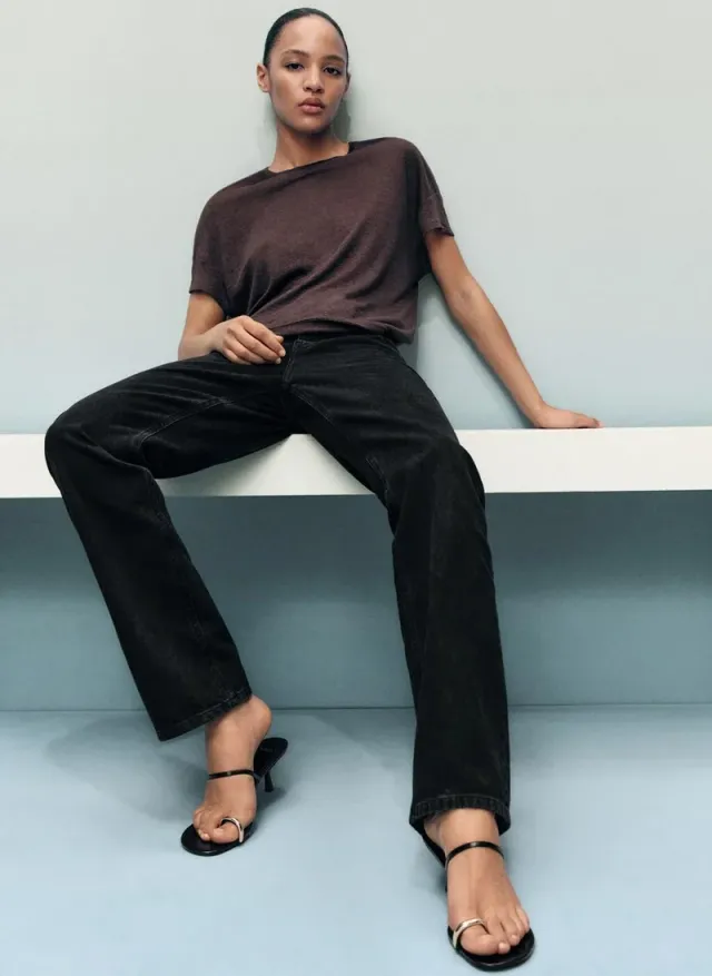 جينز ماتيلدا مستقيم بخصر مرتفع – صورة 4