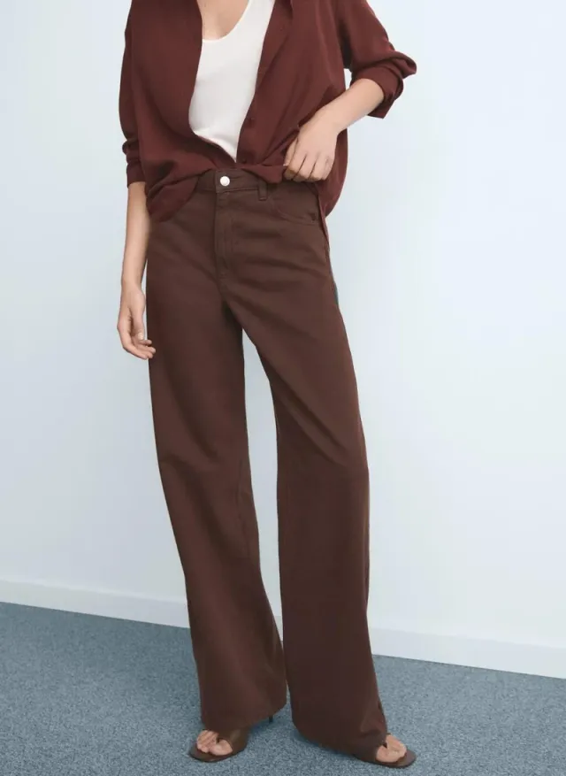 Wide Leg High-Rise Jeans