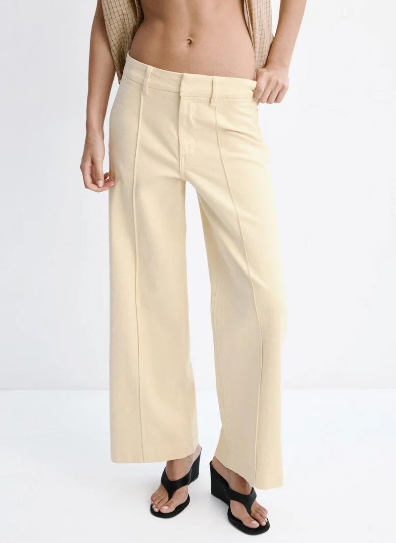 High-Waisted Wideleg Jeans