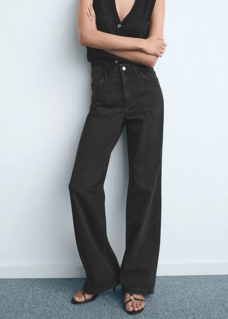 Women's High-Rise Wide-Leg Jeans