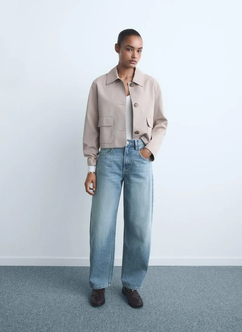 High-Rise Balloon Jeans