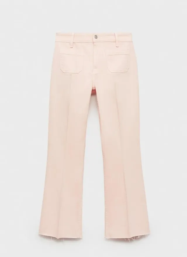 Flared Cropped Jeans – image 5
