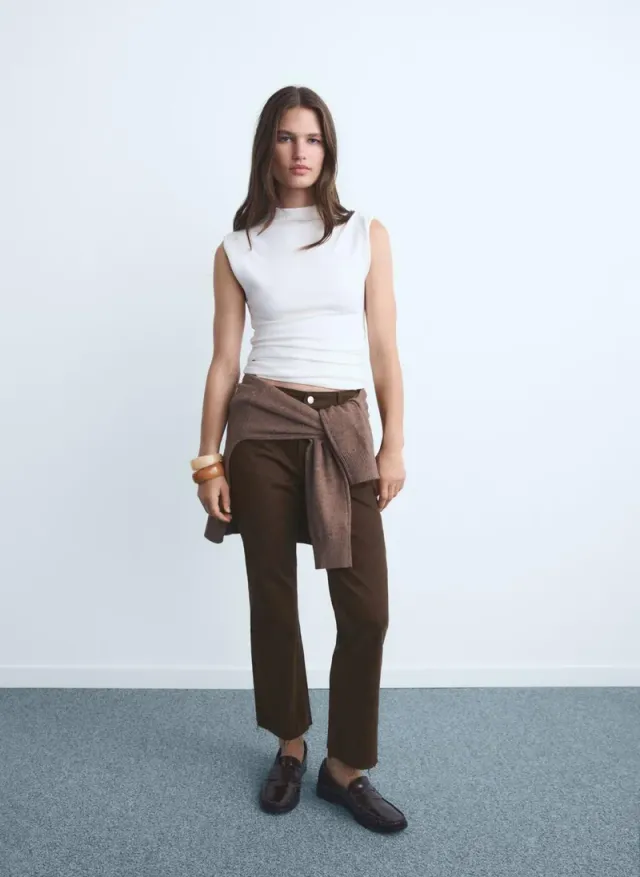 Flared Cropped Jeans Sienna – image 4