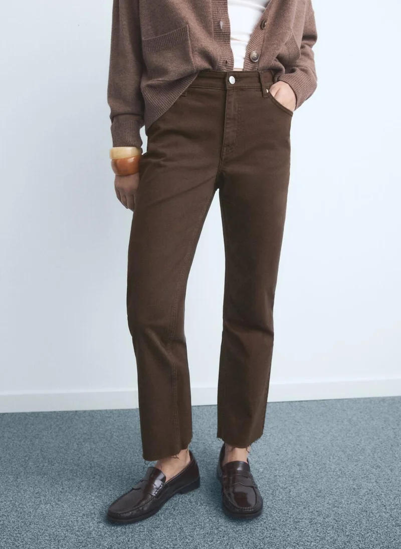 Flared Cropped Jeans Sienna