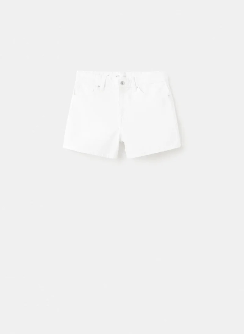 Straight-Fit Denim Shorts