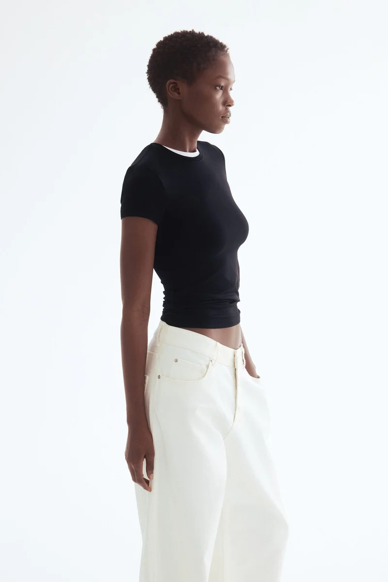 Fitted Microfiber T-Shirt